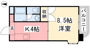 プリメールみなみ【501号室】の間取り