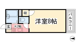 エンドレスホープ高砂【4階】の間取り