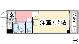 岡崎第8ビル【203号室】の間取り