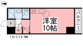 グラスパティオ【3階】の間取り