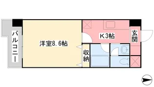グレイスパル本町【7階】の間取り