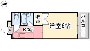 サンシャイン緑町Ⅱ【2階】の間取り