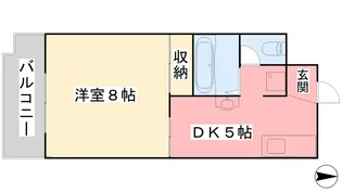 エルドラードⅡ【702号室】の間取り