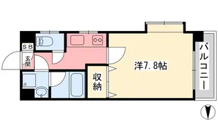 ラス・フローレス【603号室】の間取り