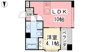ヴァレーレ萱町【305号室】の間取り