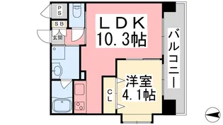 フェニックス本町【201号室】の間取り