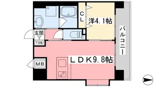 フェニックス本町【805号室】の間取り