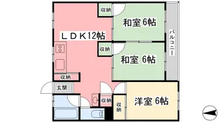 DAKマンション山越【203号室】の間取り