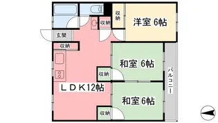 DAKマンション山越【305号室】の間取り