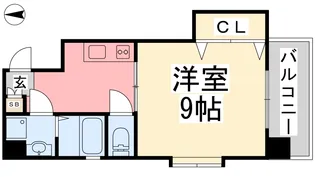 フェニックス味酒【205号室】の間取り