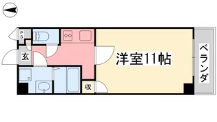 Y2ビル【402号室】の間取り