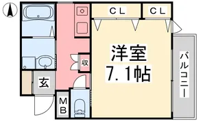 アクス−21【205号室】の間取り