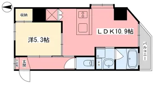 アスティオン本町【801号室】の間取り