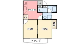 アップルリング【403号室】の間取り