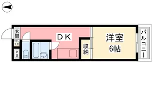 恵ハイツ【101号室】の間取り