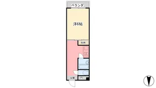 恵ハイツ【108号室】の間取り