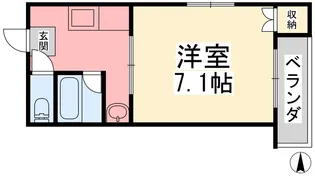 メゾン・ド・宮田Ⅱ【203号室】の間取り