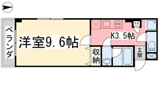 アルファードK【501号室】の間取り