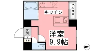 大手町ジョア【905号室】の間取り