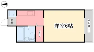 ミカハウス【204号室】の間取り