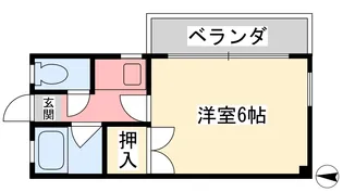 キャンパス・パル【305号室】の間取り