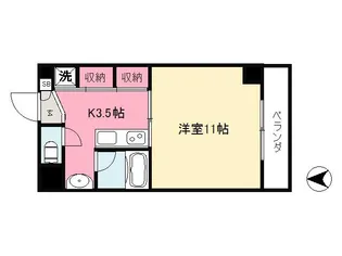 コンフォルト天山【502号室】の間取り