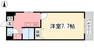 セレーノ山越【203号室】の間取り