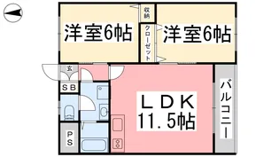 フューチャー・グロー【33号室】の間取り