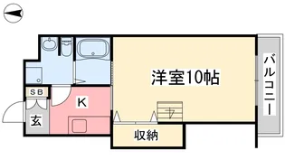 アリスト柳井町【502号室】の間取り