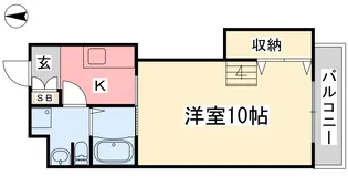 アリスト柳井町【703号室】の間取り