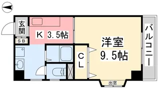 サンローズィア緑町【5階】の間取り