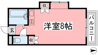 宮西マンション【506号室】の間取り