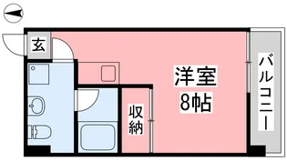 ハイジュネス【303号室】の間取り