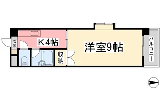 1Kの間取り画像