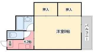 オリエントハウス【301号室】の間取り