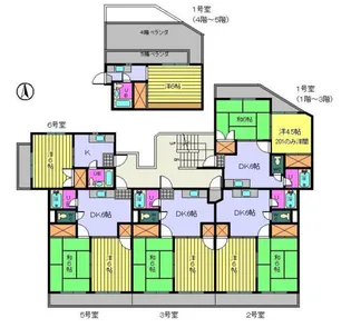 第13杉フラット【305号室】の間取り