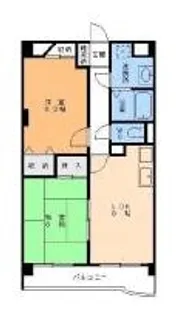 エスプレンド和泉【203号室】の間取り