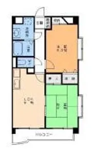 エスプレンド和泉【401号室】の間取り