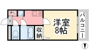 メゾン・ド・エラン【307号室】の間取り