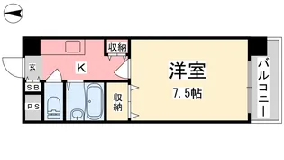 ジョイフル第1小坂【605号室】の間取り