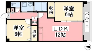 秀和ココペリ【502号室】の間取り