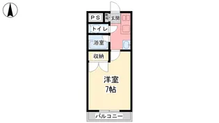 参川第5マンション【210号室】の間取り
