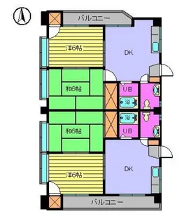 サンシャイン柳井【4階】の間取り