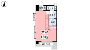 イストワール千舟【503号室】の間取り