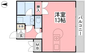 SUNRISE豊坂【602号室】の間取り