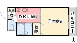 エルドラード本町【603号室】の間取り