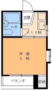メゾン千舟【501号室】の間取り
