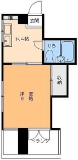 メゾン平井【4階】の間取り