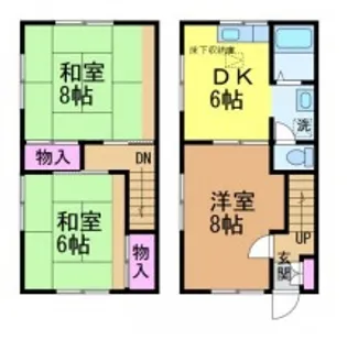 コーポさかもと【101号室】の間取り