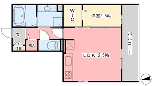 A&M朝生田 B棟【2階】の間取り